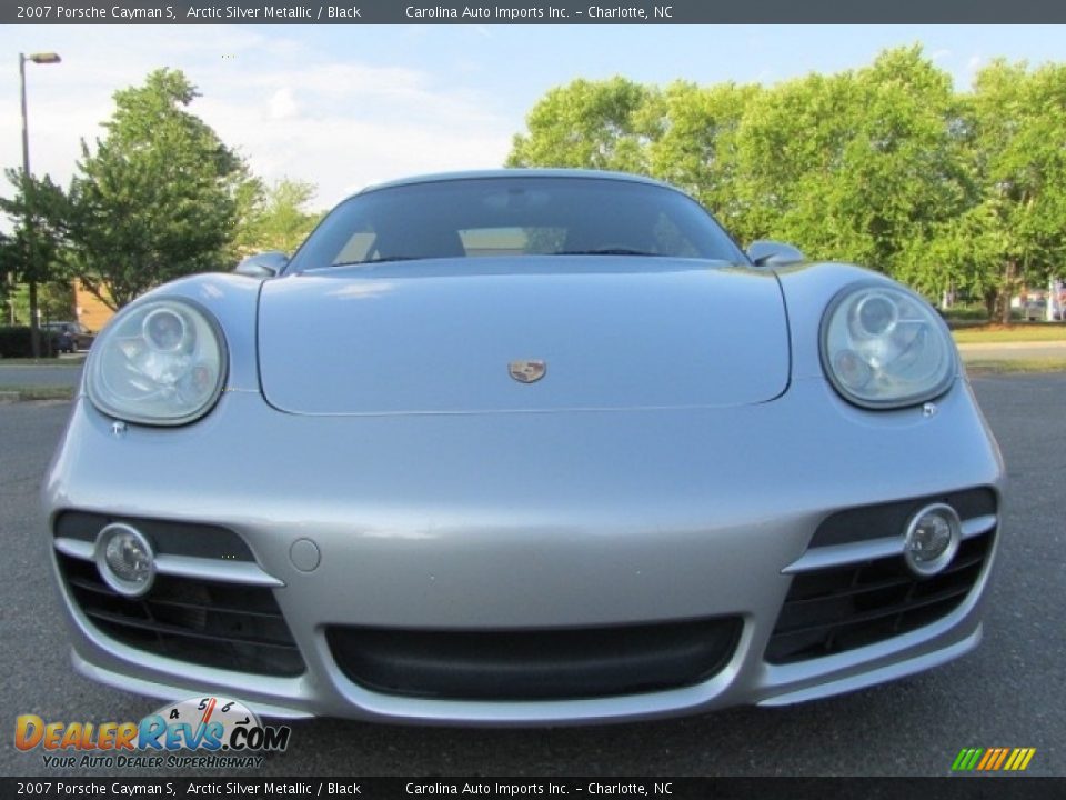 2007 Porsche Cayman S Arctic Silver Metallic / Black Photo #4