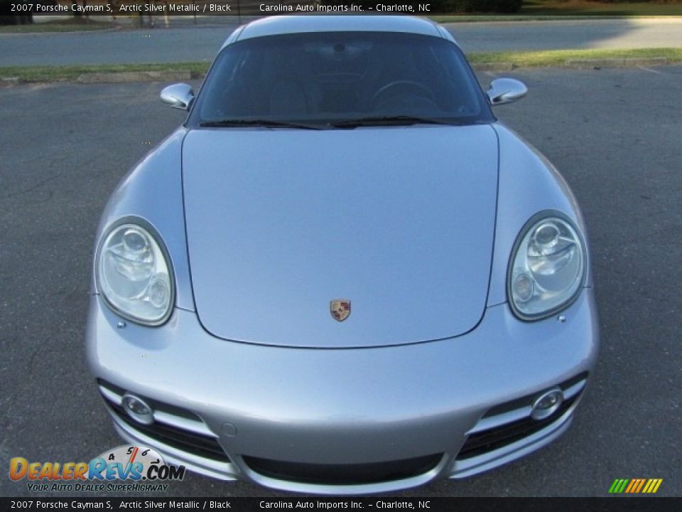 2007 Porsche Cayman S Arctic Silver Metallic / Black Photo #5