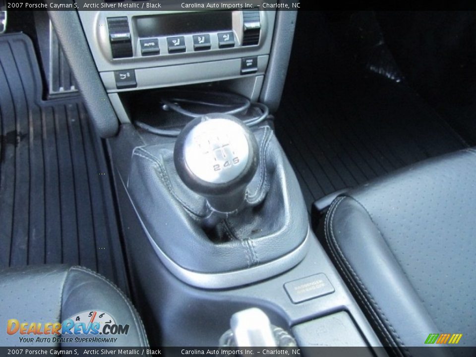 2007 Porsche Cayman S Arctic Silver Metallic / Black Photo #16
