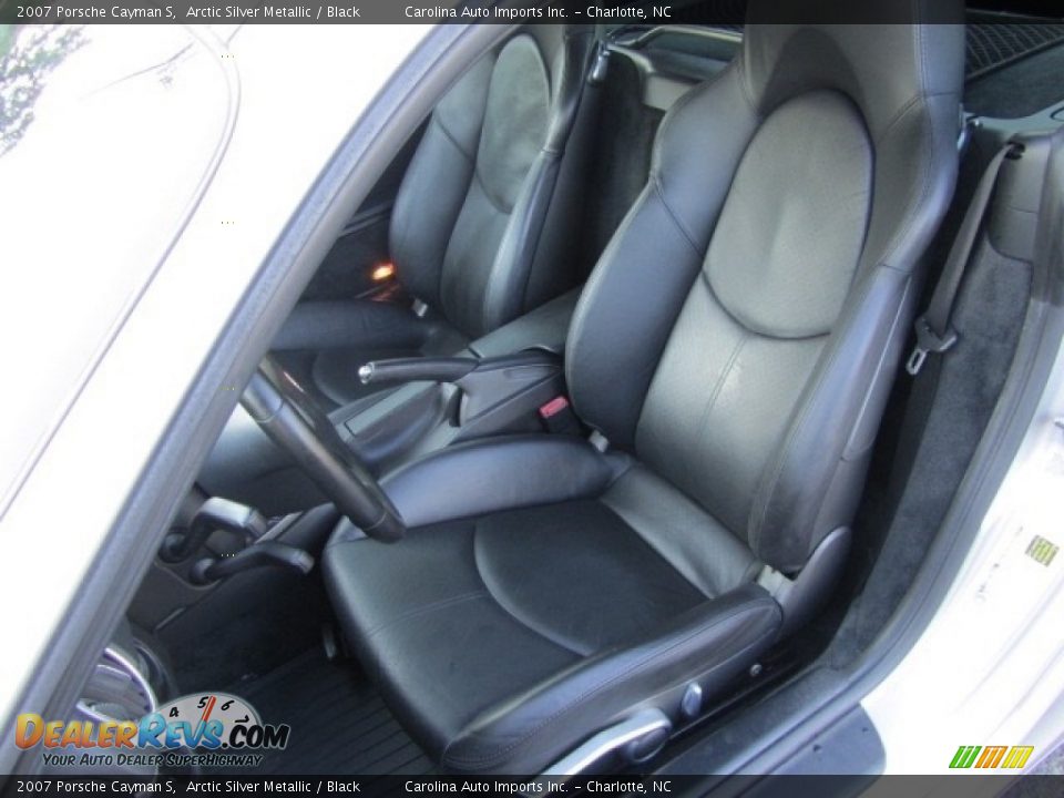 2007 Porsche Cayman S Arctic Silver Metallic / Black Photo #19