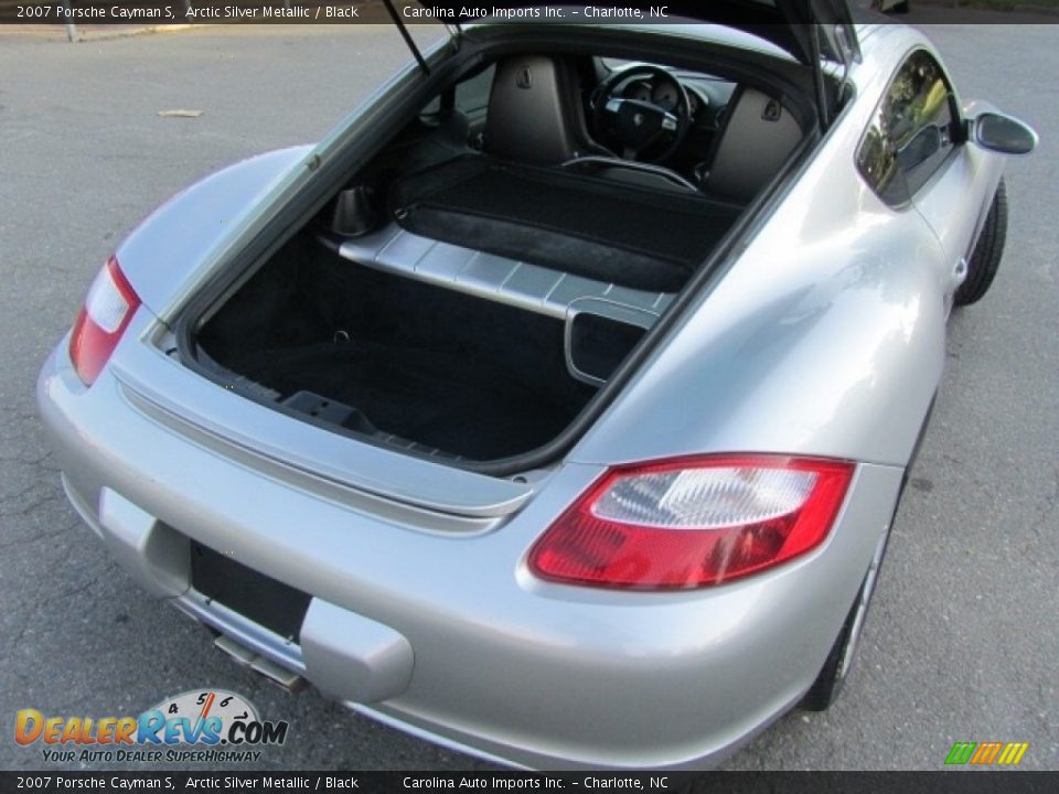 2007 Porsche Cayman S Arctic Silver Metallic / Black Photo #20