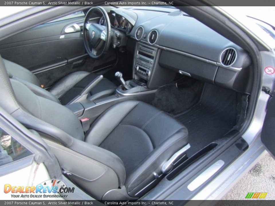 2007 Porsche Cayman S Arctic Silver Metallic / Black Photo #21