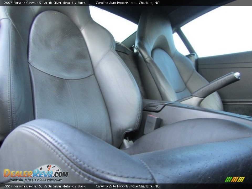 2007 Porsche Cayman S Arctic Silver Metallic / Black Photo #22