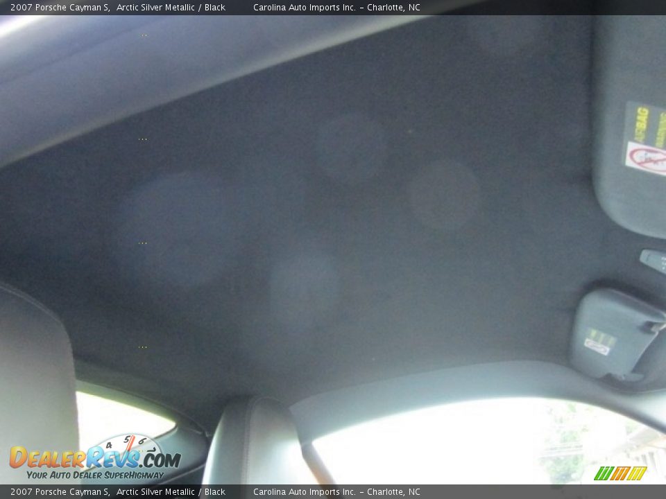 2007 Porsche Cayman S Arctic Silver Metallic / Black Photo #23