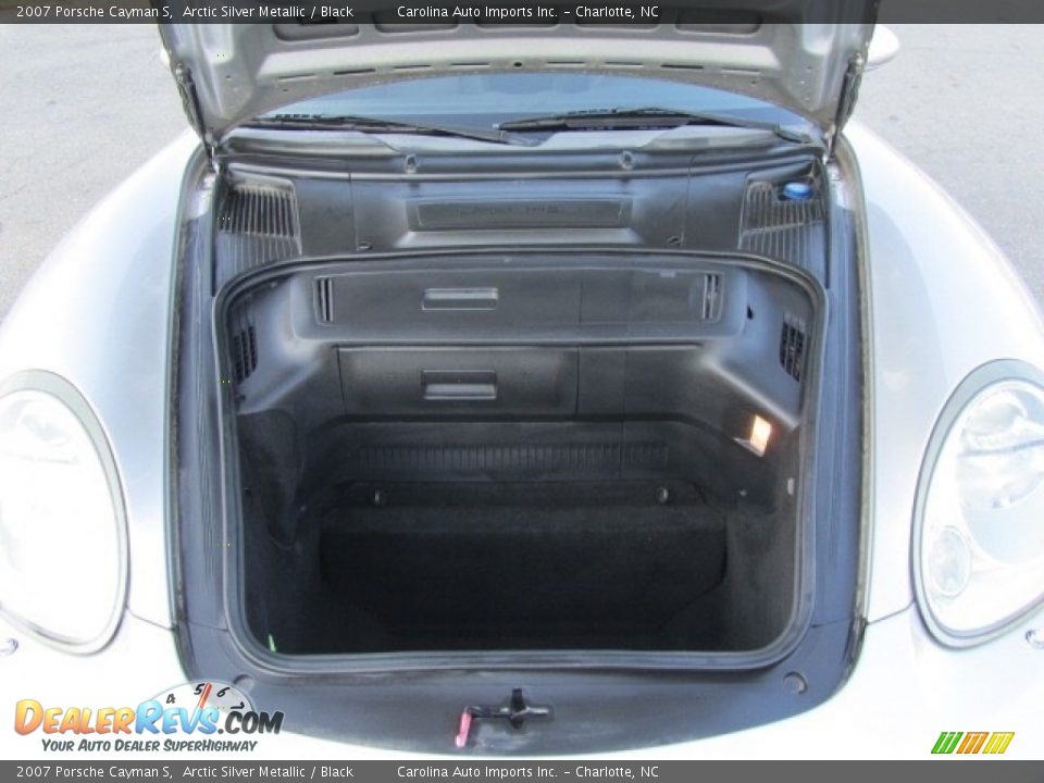 2007 Porsche Cayman S Arctic Silver Metallic / Black Photo #24