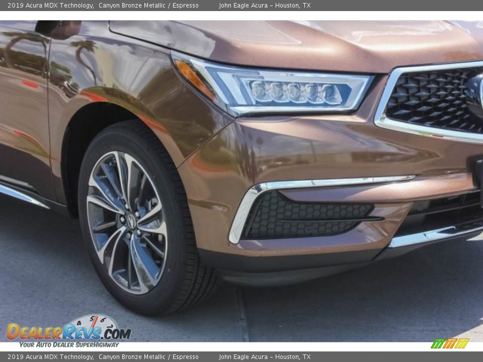 2019 Acura MDX Technology Canyon Bronze Metallic / Espresso Photo #11