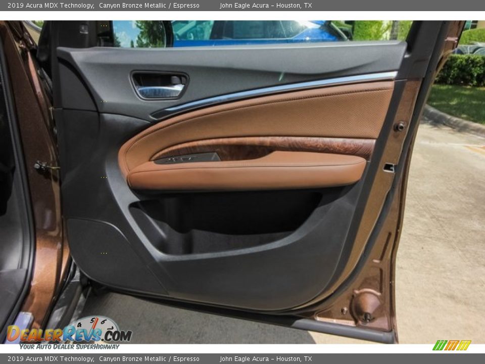 2019 Acura MDX Technology Canyon Bronze Metallic / Espresso Photo #24