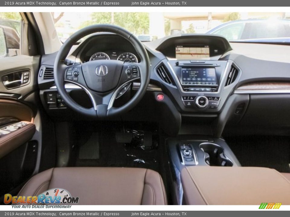 2019 Acura MDX Technology Canyon Bronze Metallic / Espresso Photo #27