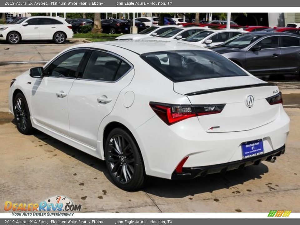 2019 Acura ILX A-Spec Platinum White Pearl / Ebony Photo #5