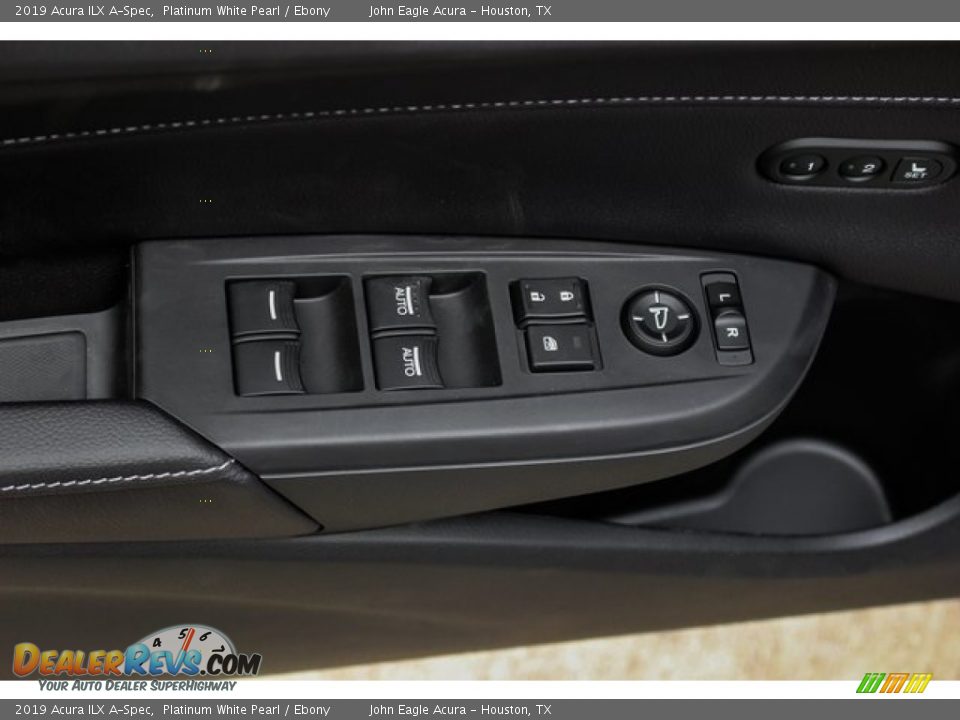 2019 Acura ILX A-Spec Platinum White Pearl / Ebony Photo #12