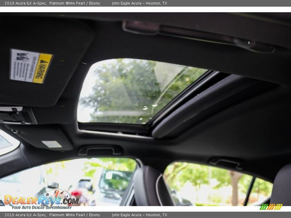 2019 Acura ILX A-Spec Platinum White Pearl / Ebony Photo #16