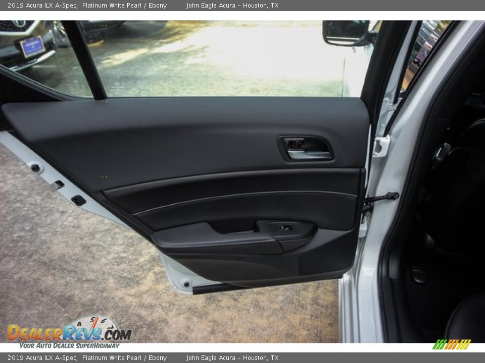 2019 Acura ILX A-Spec Platinum White Pearl / Ebony Photo #19