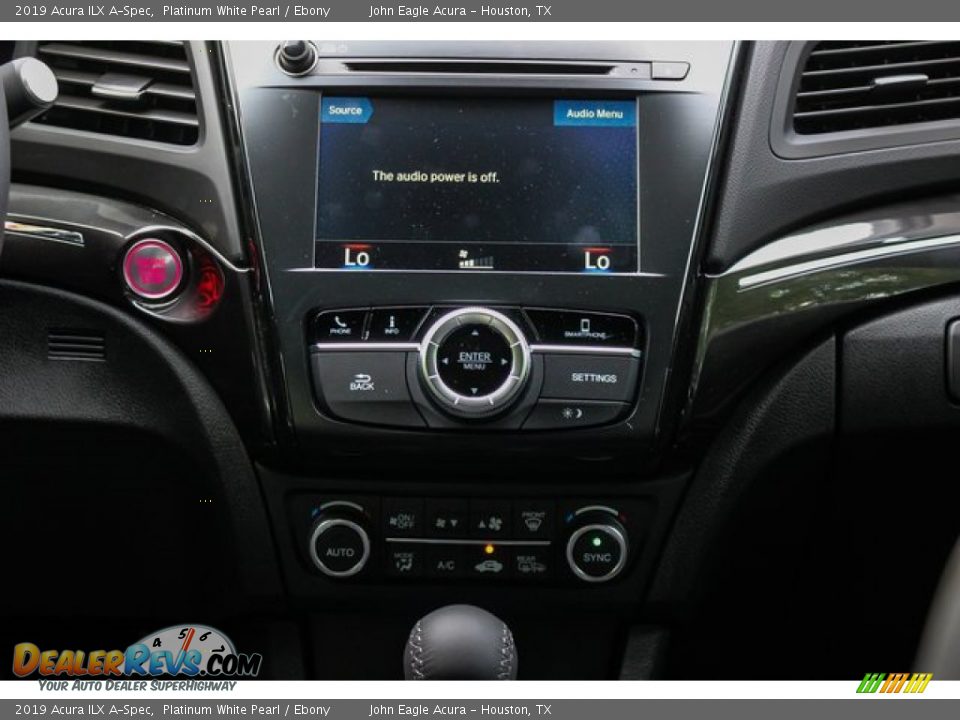2019 Acura ILX A-Spec Platinum White Pearl / Ebony Photo #31