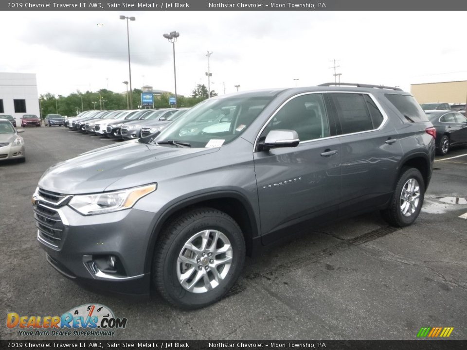2019 Chevrolet Traverse LT AWD Satin Steel Metallic / Jet Black Photo #1