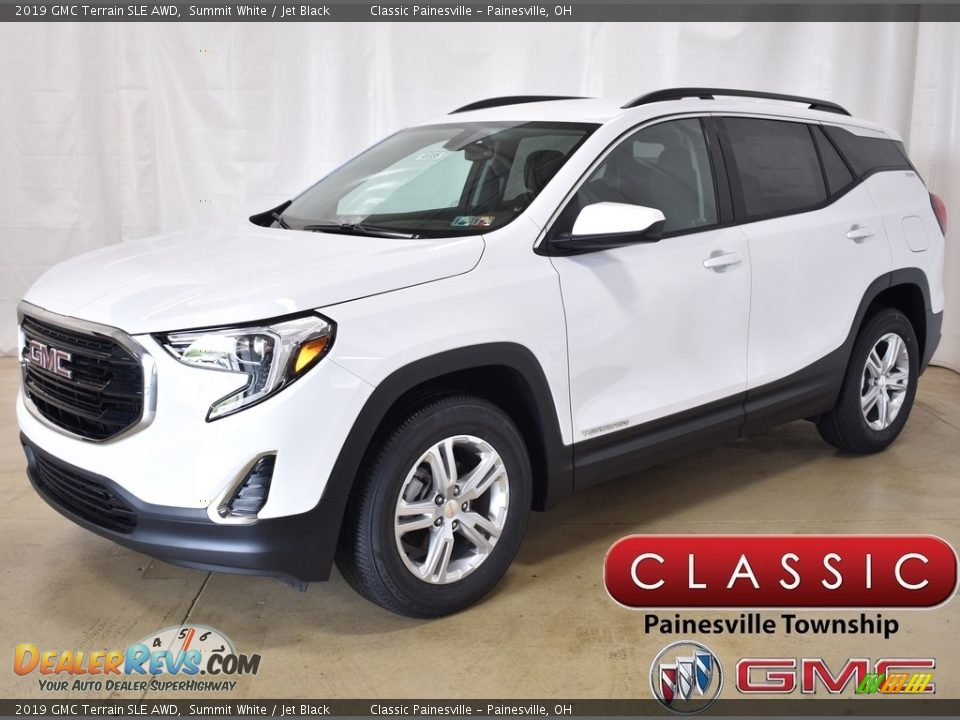 2019 GMC Terrain SLE AWD Summit White / Jet Black Photo #1