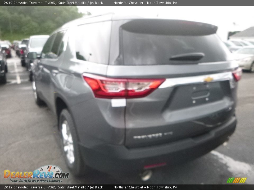2019 Chevrolet Traverse LT AWD Satin Steel Metallic / Jet Black Photo #3