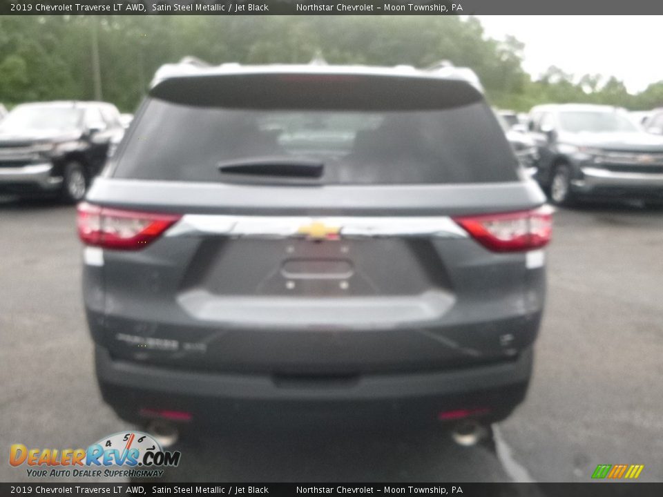 2019 Chevrolet Traverse LT AWD Satin Steel Metallic / Jet Black Photo #4