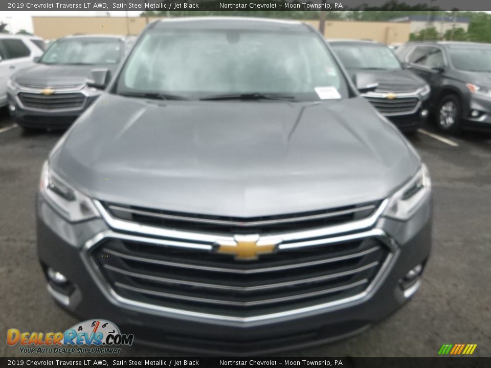2019 Chevrolet Traverse LT AWD Satin Steel Metallic / Jet Black Photo #8