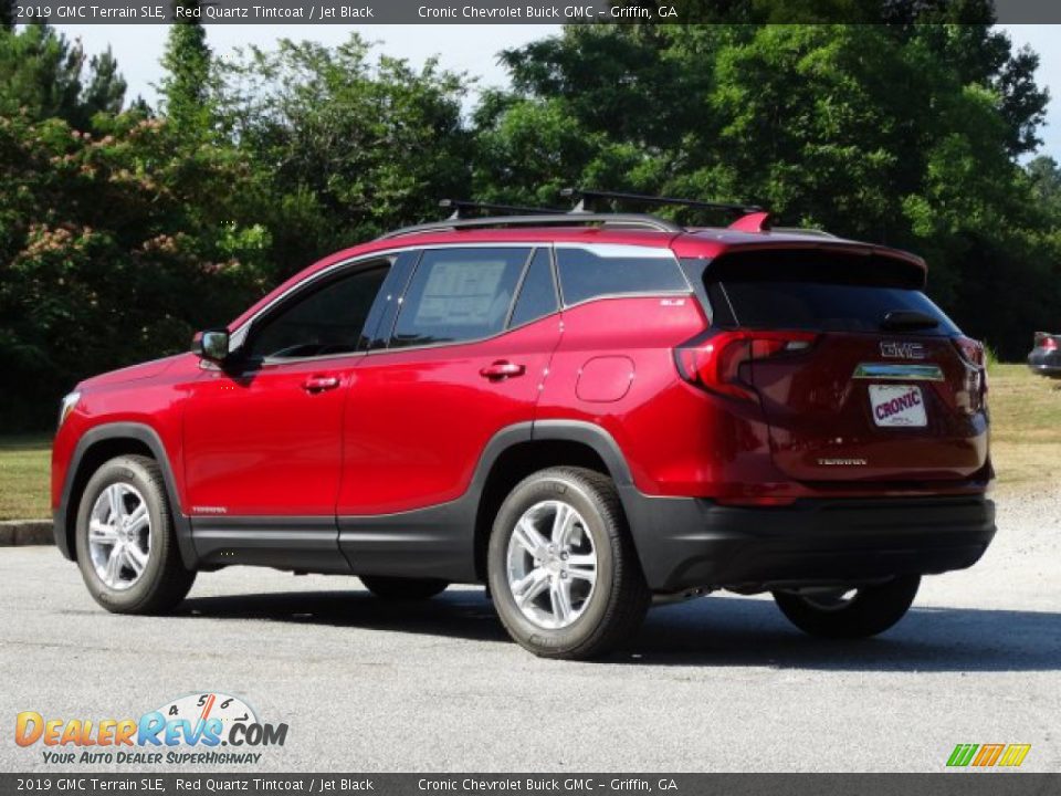 2019 GMC Terrain SLE Red Quartz Tintcoat / Jet Black Photo #6