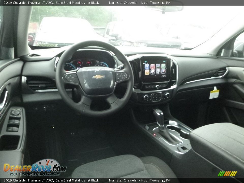 2019 Chevrolet Traverse LT AWD Satin Steel Metallic / Jet Black Photo #13