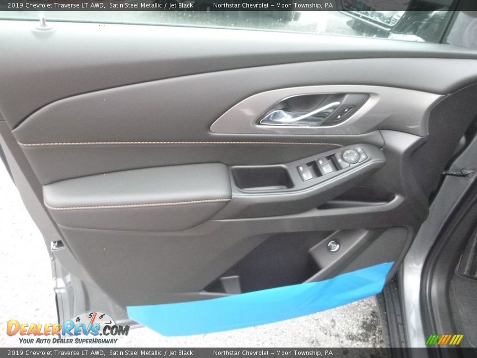 2019 Chevrolet Traverse LT AWD Satin Steel Metallic / Jet Black Photo #14