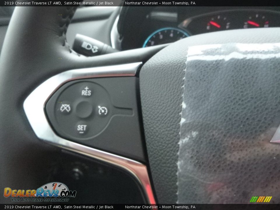 2019 Chevrolet Traverse LT AWD Satin Steel Metallic / Jet Black Photo #20