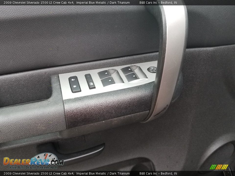 2009 Chevrolet Silverado 1500 LS Crew Cab 4x4 Imperial Blue Metallic / Dark Titanium Photo #11