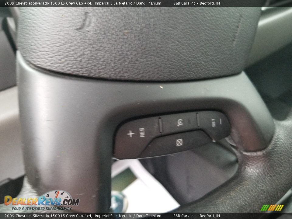 2009 Chevrolet Silverado 1500 LS Crew Cab 4x4 Imperial Blue Metallic / Dark Titanium Photo #15