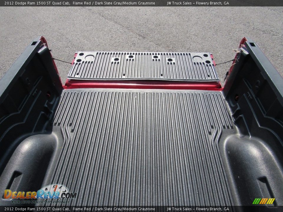 2012 Dodge Ram 1500 ST Quad Cab Flame Red / Dark Slate Gray/Medium Graystone Photo #12