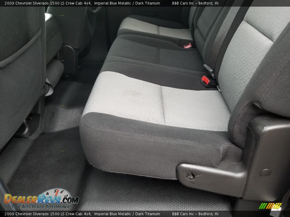 2009 Chevrolet Silverado 1500 LS Crew Cab 4x4 Imperial Blue Metallic / Dark Titanium Photo #22