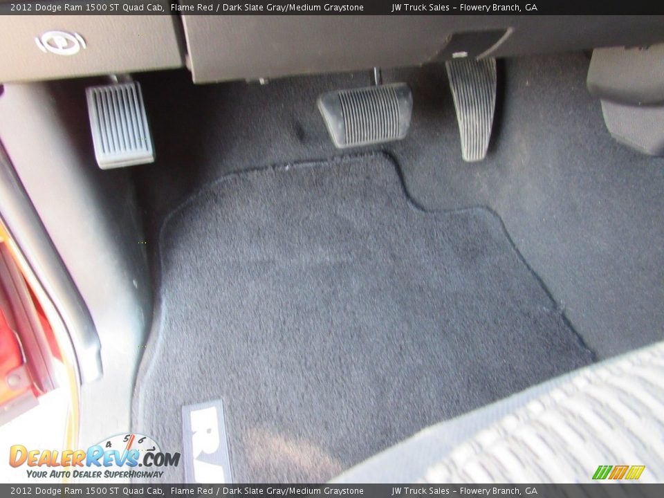 2012 Dodge Ram 1500 ST Quad Cab Flame Red / Dark Slate Gray/Medium Graystone Photo #19