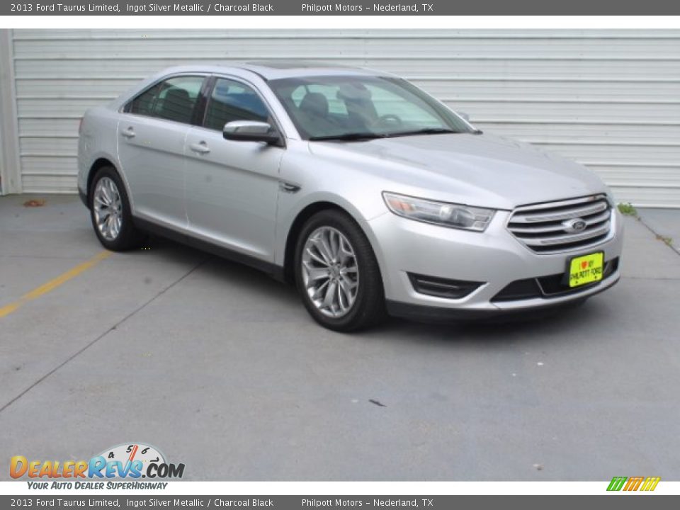 2013 Ford Taurus Limited Ingot Silver Metallic / Charcoal Black Photo #2