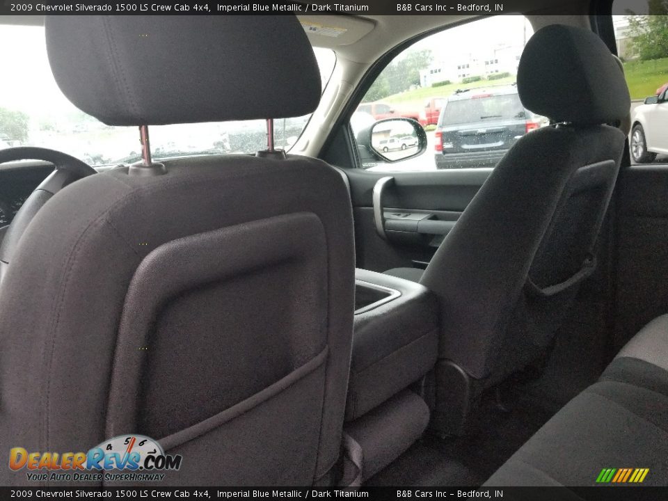 2009 Chevrolet Silverado 1500 LS Crew Cab 4x4 Imperial Blue Metallic / Dark Titanium Photo #23