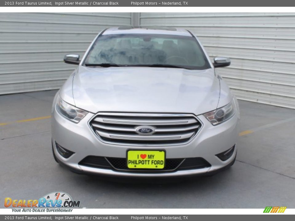 2013 Ford Taurus Limited Ingot Silver Metallic / Charcoal Black Photo #3