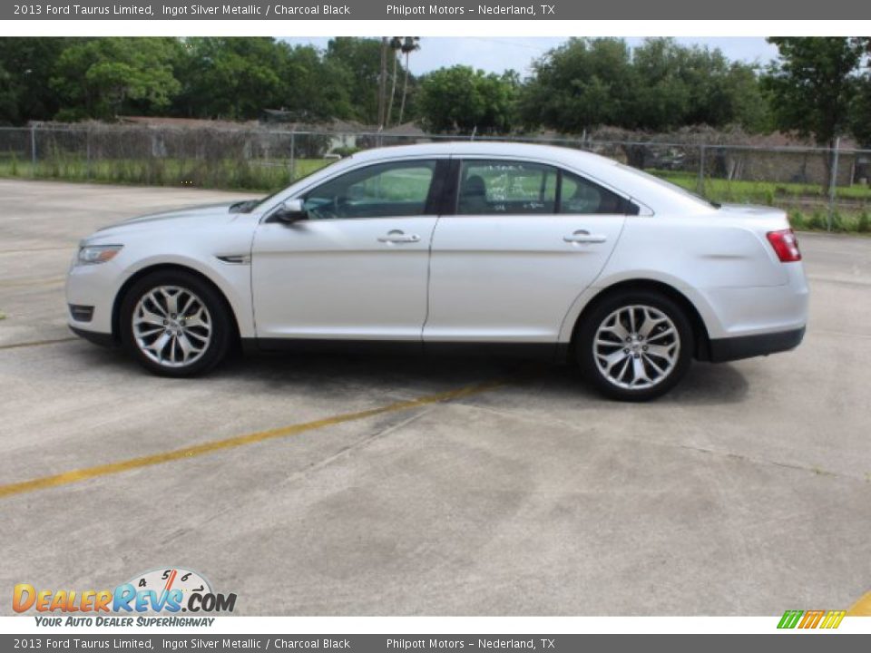 2013 Ford Taurus Limited Ingot Silver Metallic / Charcoal Black Photo #6