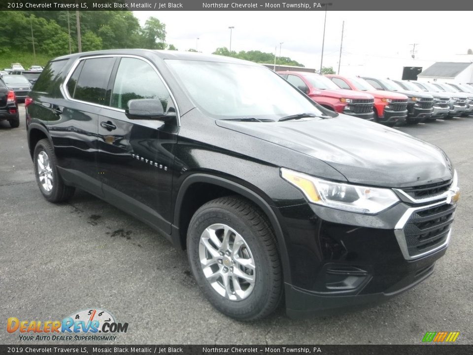 2019 Chevrolet Traverse LS Mosaic Black Metallic / Jet Black Photo #7