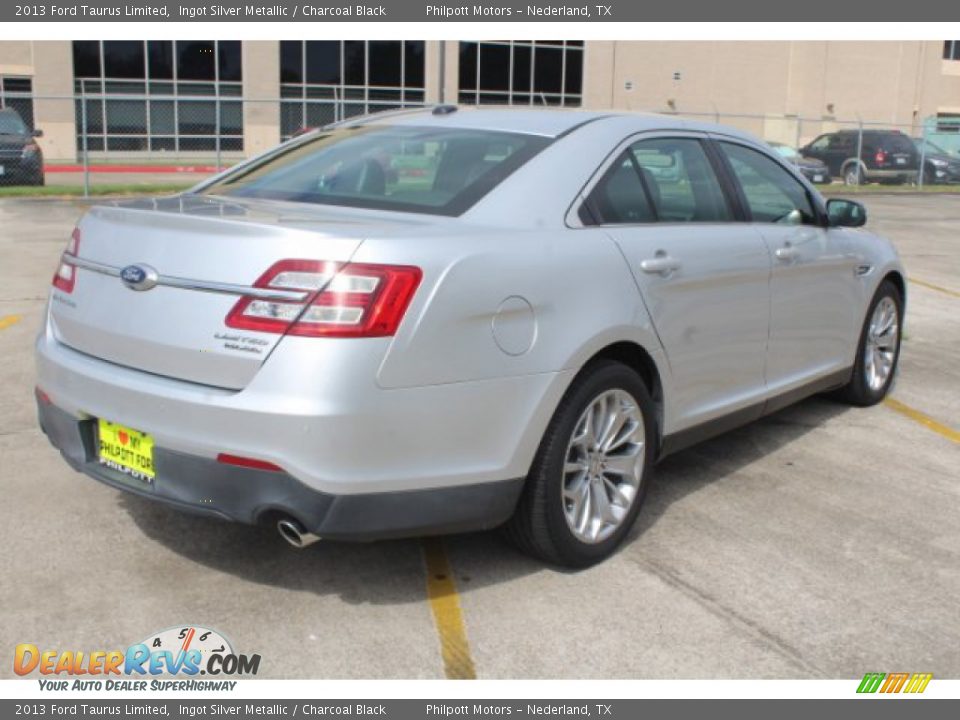 2013 Ford Taurus Limited Ingot Silver Metallic / Charcoal Black Photo #9