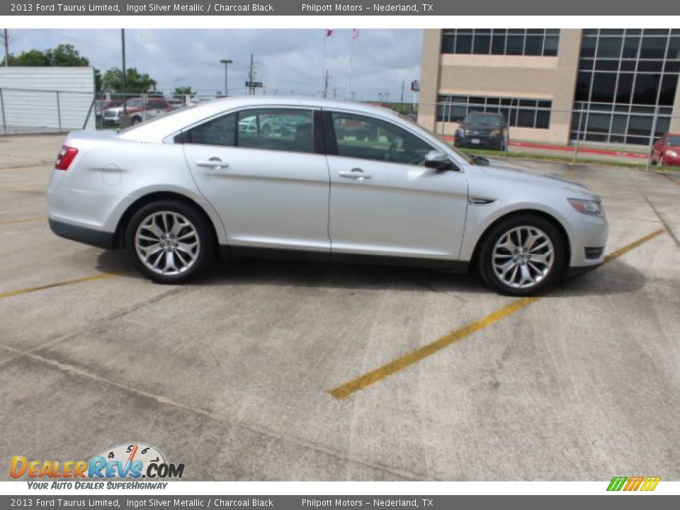 2013 Ford Taurus Limited Ingot Silver Metallic / Charcoal Black Photo #10