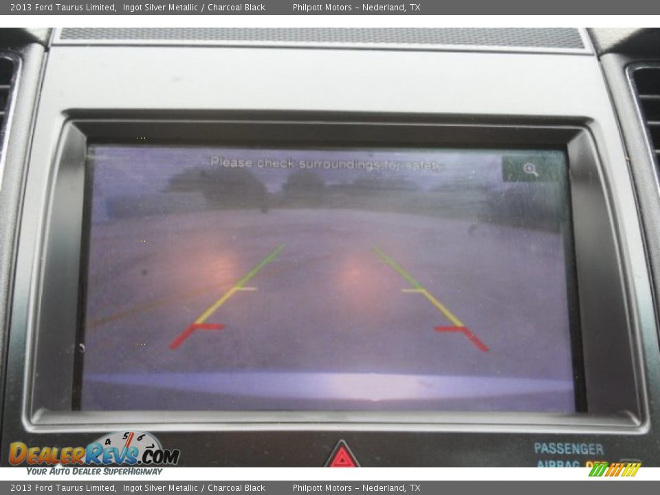 2013 Ford Taurus Limited Ingot Silver Metallic / Charcoal Black Photo #15