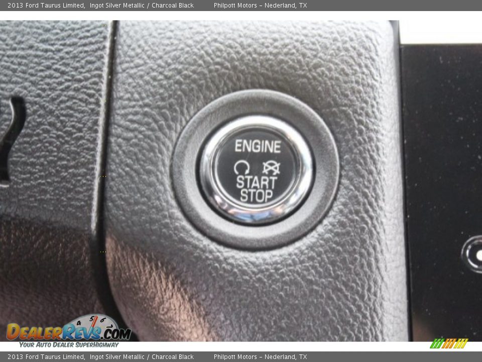 2013 Ford Taurus Limited Ingot Silver Metallic / Charcoal Black Photo #16