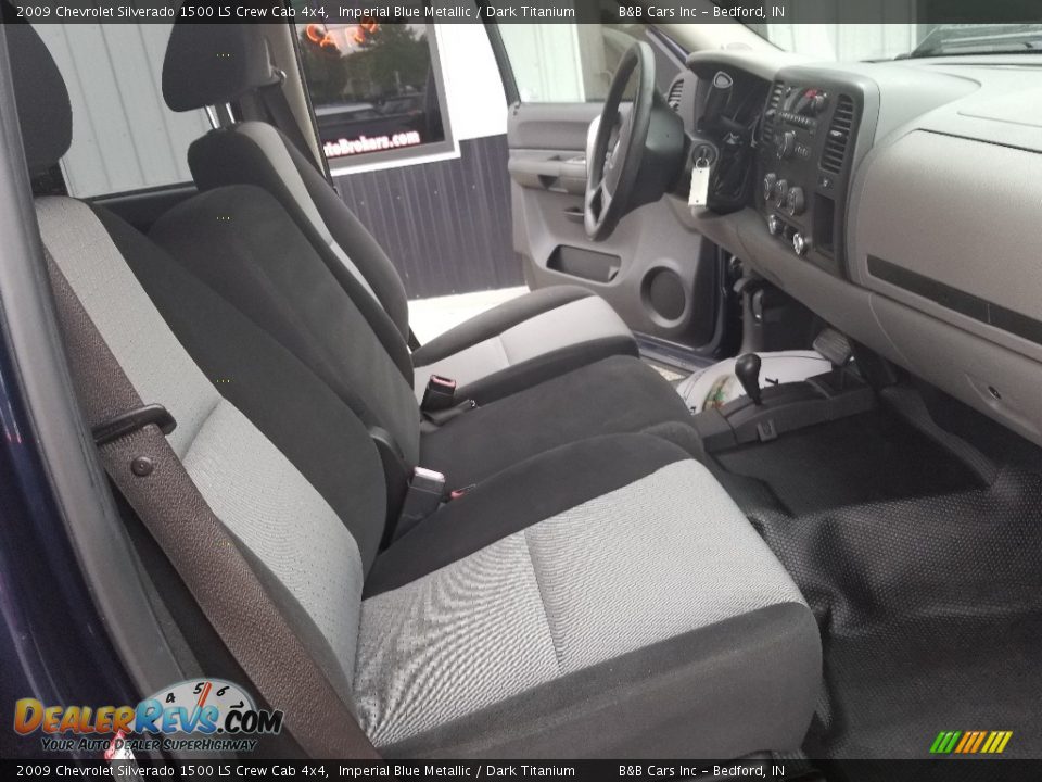 2009 Chevrolet Silverado 1500 LS Crew Cab 4x4 Imperial Blue Metallic / Dark Titanium Photo #29