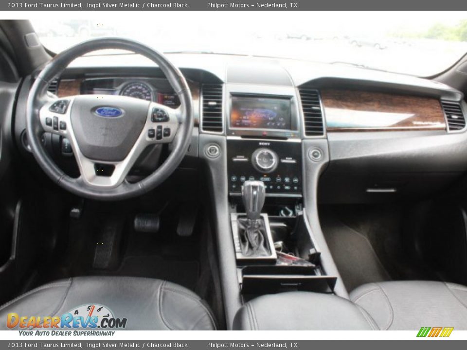2013 Ford Taurus Limited Ingot Silver Metallic / Charcoal Black Photo #21