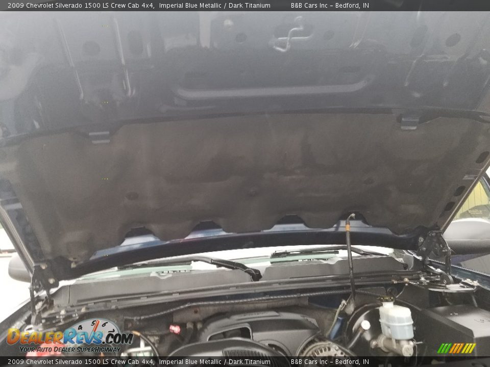2009 Chevrolet Silverado 1500 LS Crew Cab 4x4 Imperial Blue Metallic / Dark Titanium Photo #33