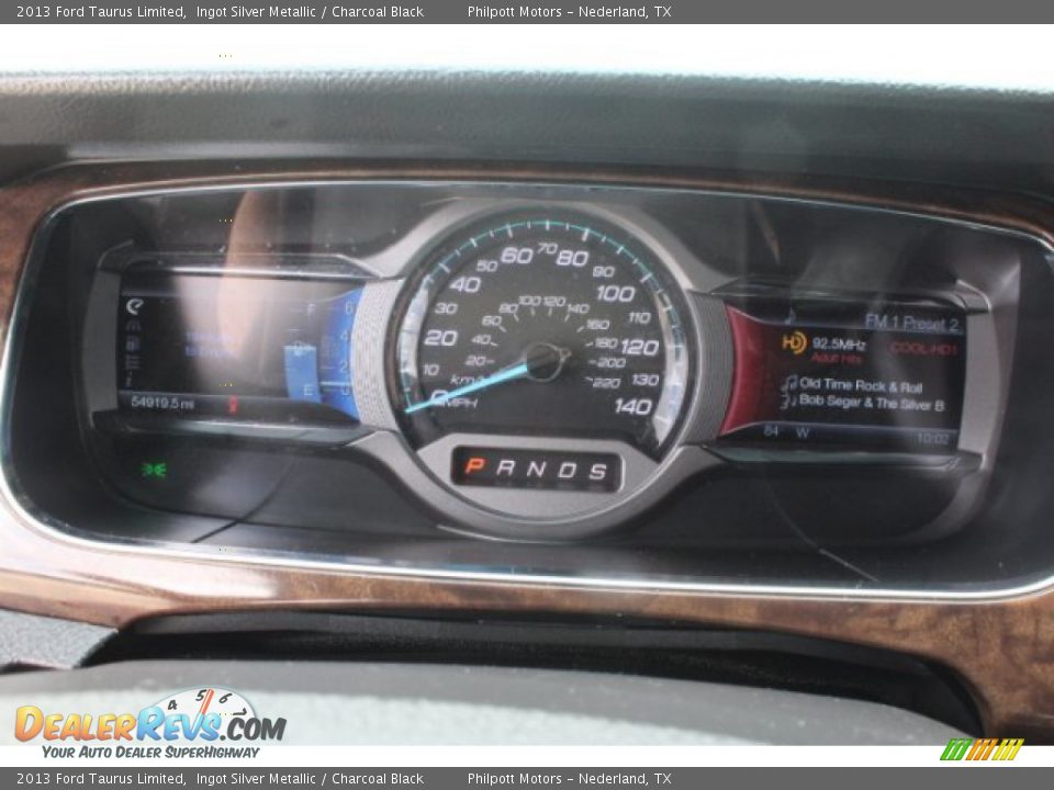 2013 Ford Taurus Limited Ingot Silver Metallic / Charcoal Black Photo #28