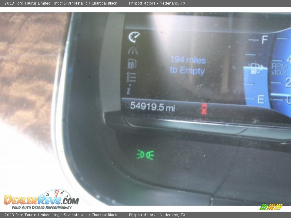 2013 Ford Taurus Limited Ingot Silver Metallic / Charcoal Black Photo #29