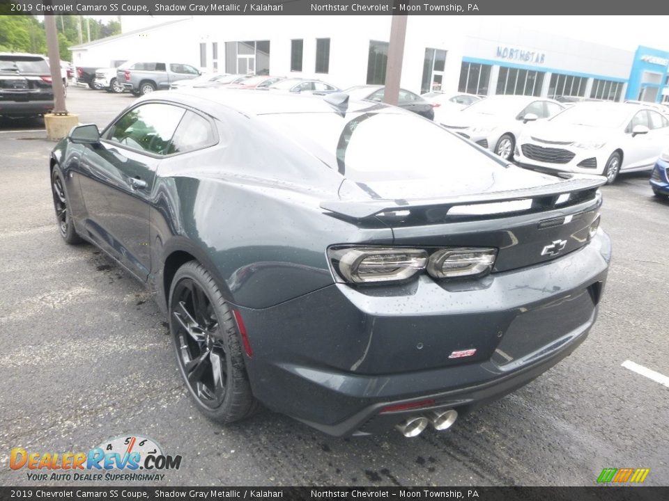 2019 Chevrolet Camaro SS Coupe Shadow Gray Metallic / Kalahari Photo #3