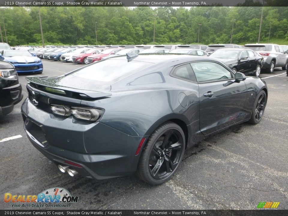 2019 Chevrolet Camaro SS Coupe Shadow Gray Metallic / Kalahari Photo #5