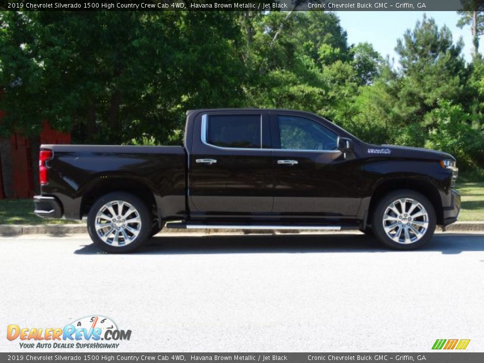 2019 Chevrolet Silverado 1500 High Country Crew Cab 4WD Havana Brown Metallic / Jet Black Photo #2