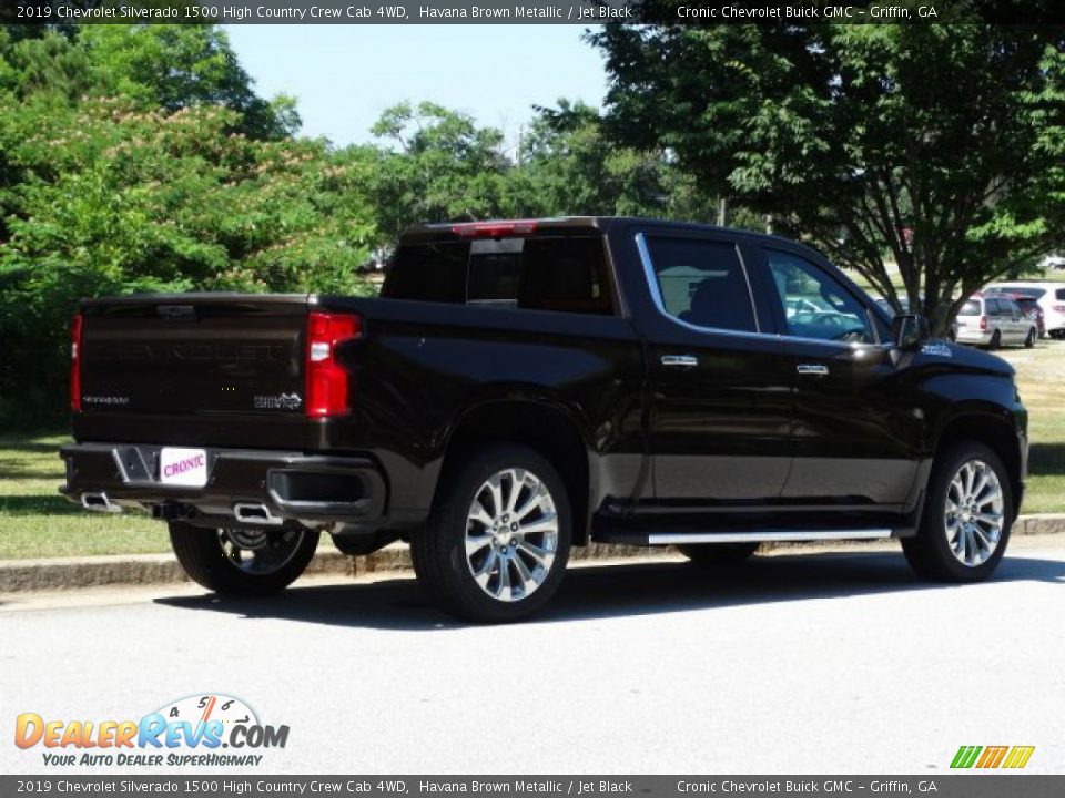 2019 Chevrolet Silverado 1500 High Country Crew Cab 4WD Havana Brown Metallic / Jet Black Photo #3