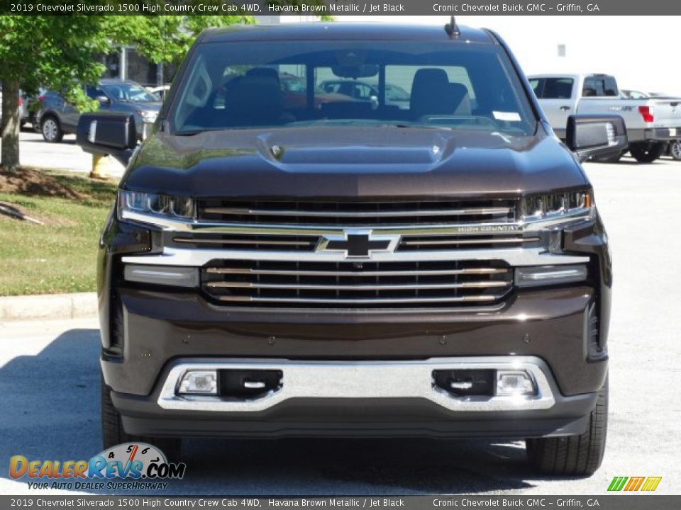 2019 Chevrolet Silverado 1500 High Country Crew Cab 4WD Havana Brown Metallic / Jet Black Photo #4